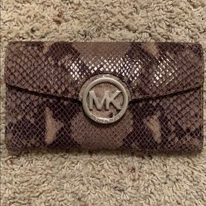 Michael Kors snakeskin wallet